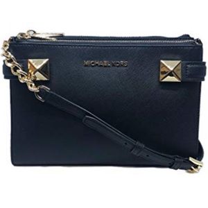 Michael Kors black Karla crossbody